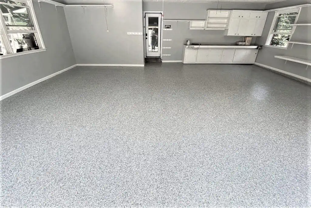 Epoxy floor coating project by Tahoe Coatings Co.